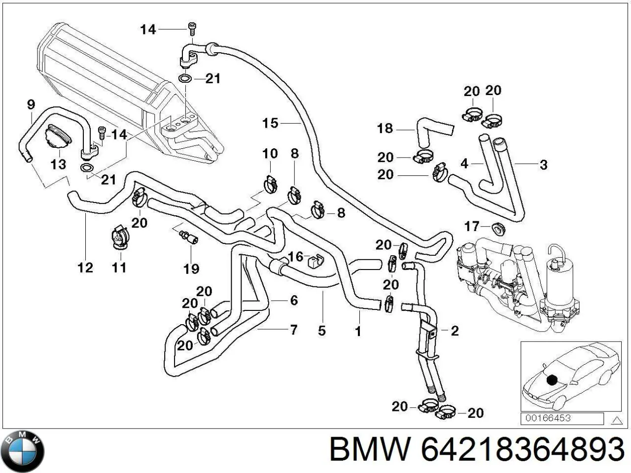  BMW 64218378951 ціна, від 13.83 USD