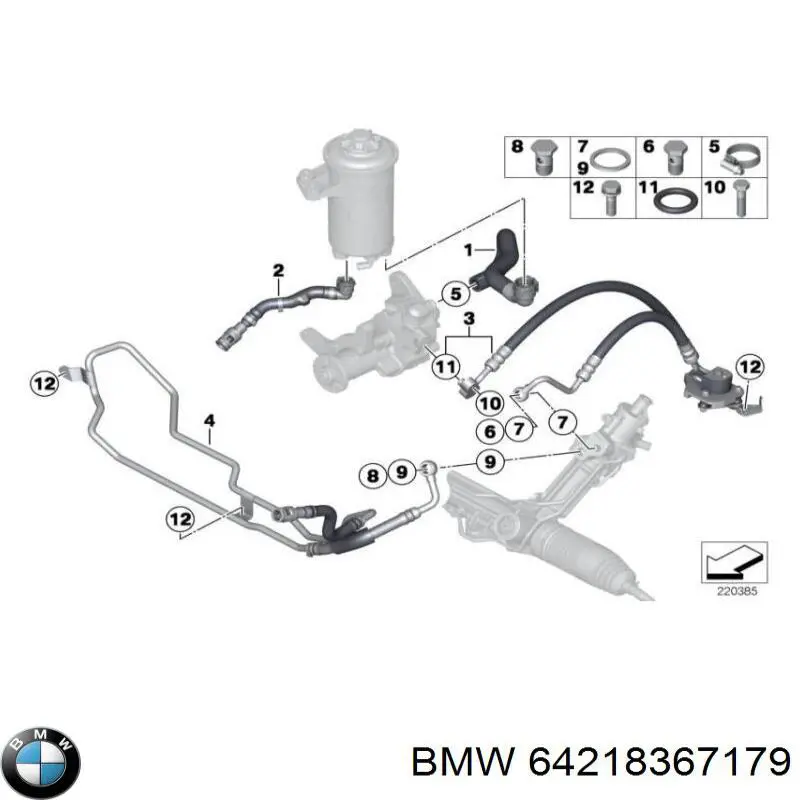  BMW 64218367179