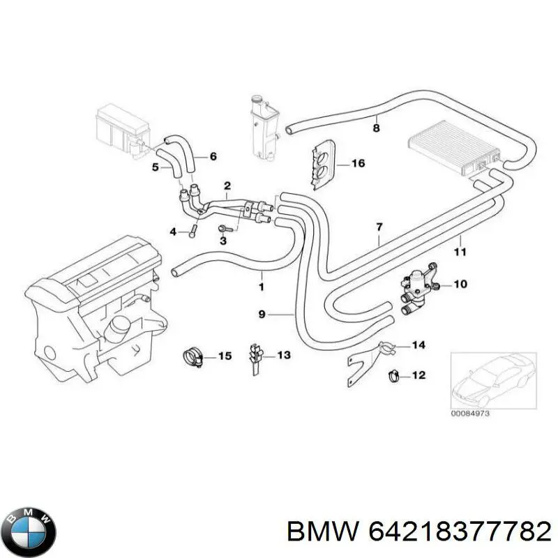 Купити 64218377782 BMW 