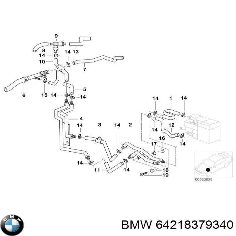  BMW 64218379340 ціна, від 12.13 USD