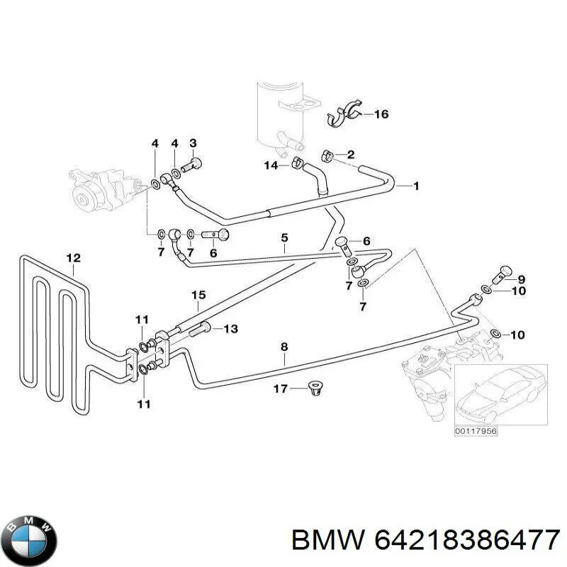 Купити 64218386477 BMW 