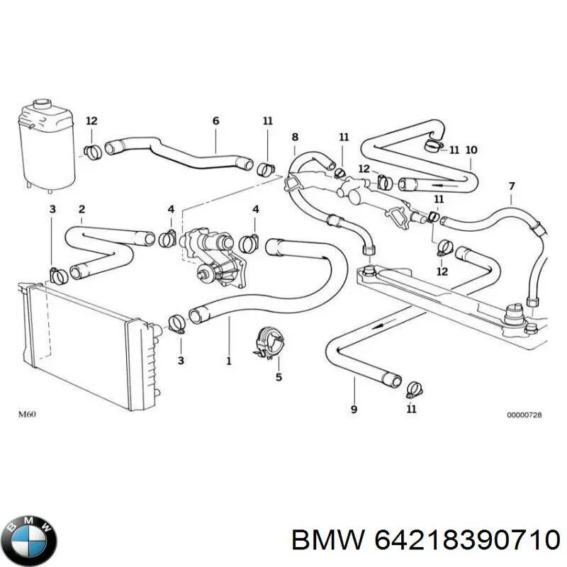  BMW 64218390710 ціна, від 63.35 USD