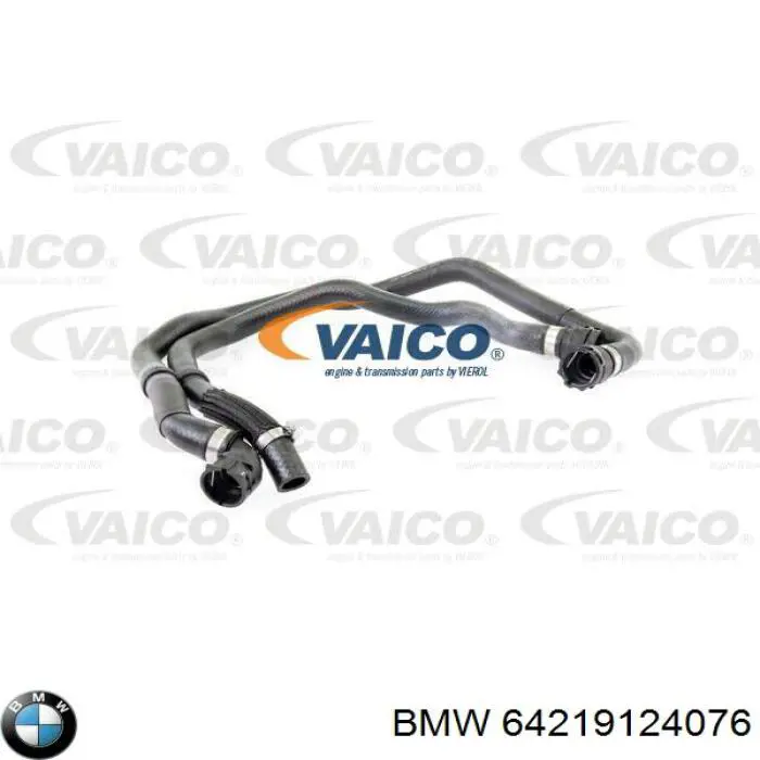 64219124076 BMW Патрубок системи охолодження
