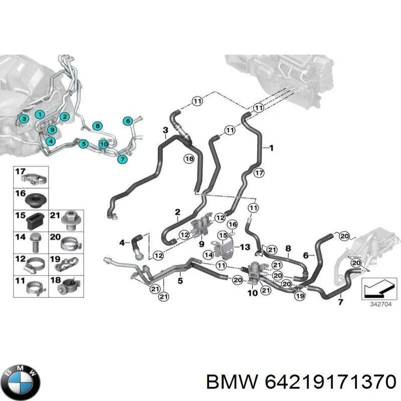 64219171370 BMW 
