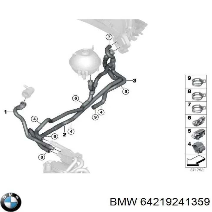  BMW 64219241359 ціна, від 19.00 USD