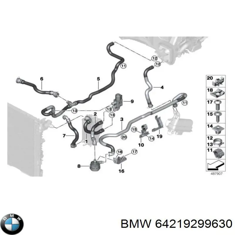  64219299630 BMW