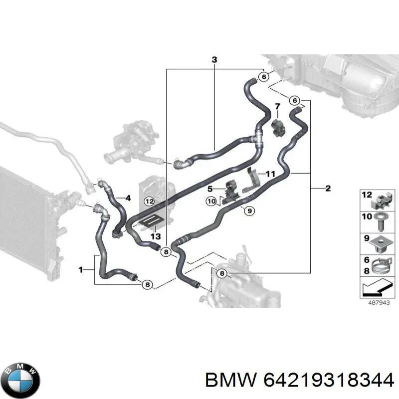 64219318344 BMW 