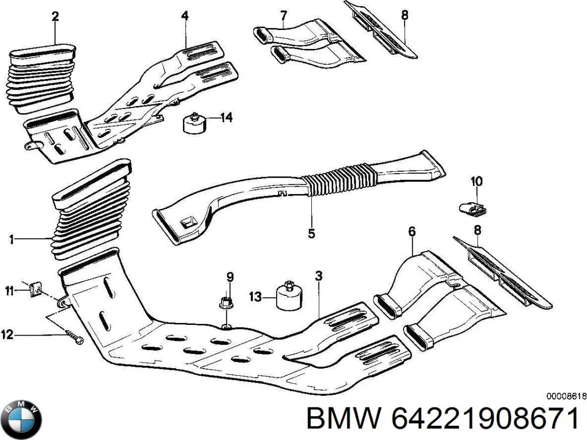 64221908671 BMW 