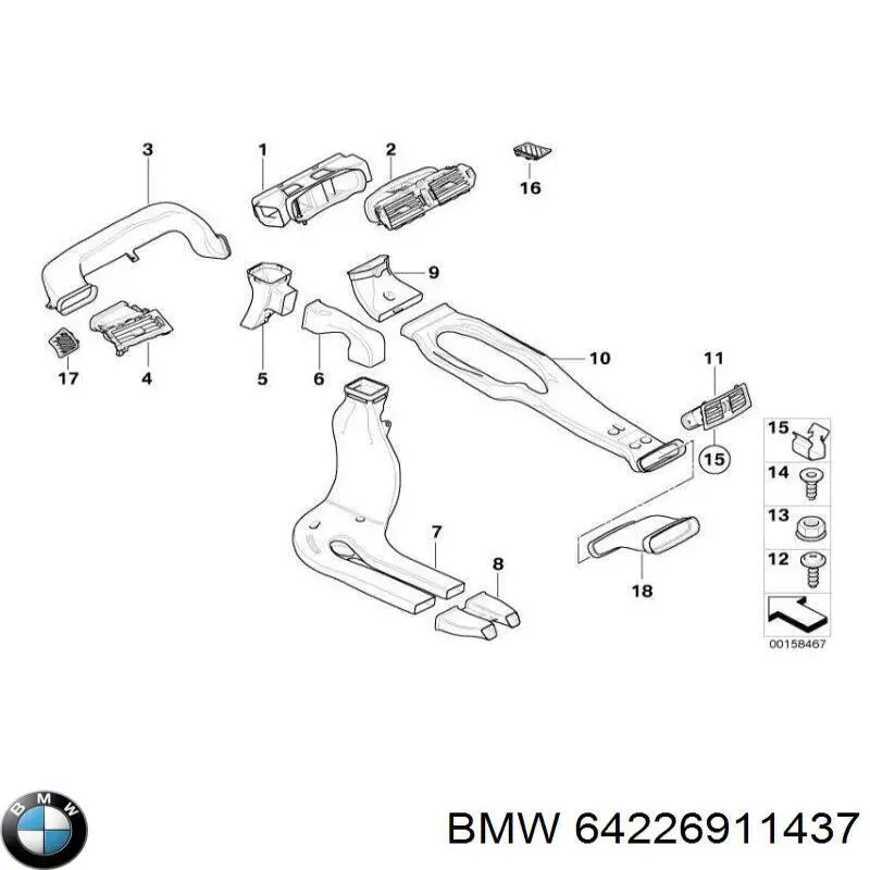 64226911437 BMW 