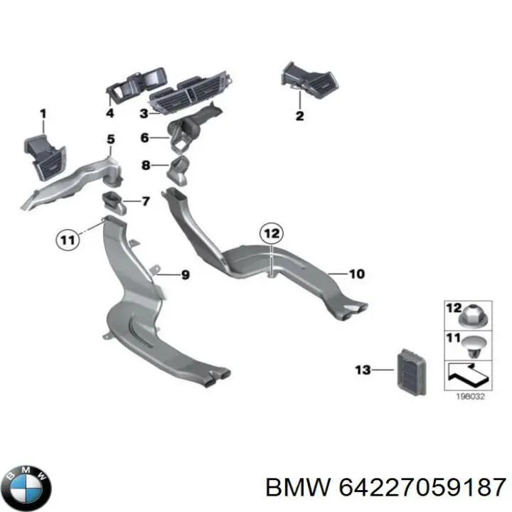  BMW 64227059187 ціна, від 12.78 USD