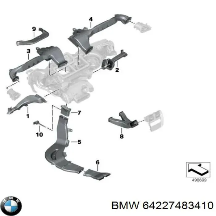 64227483410 BMW 
