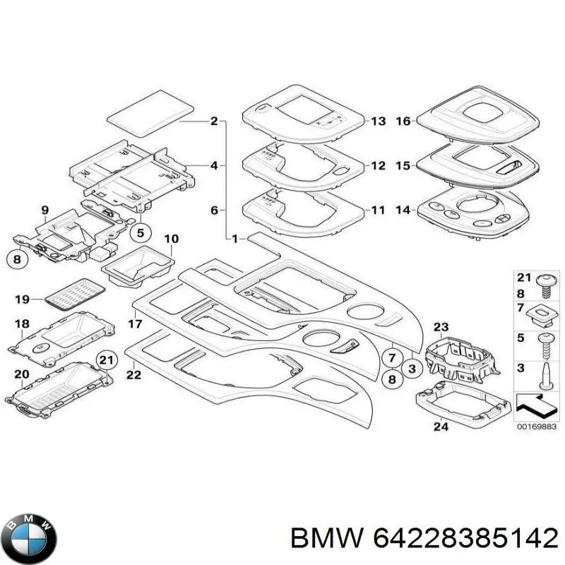Купити 64228385142 BMW 