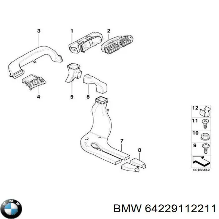 Купити 64229112211 BMW 