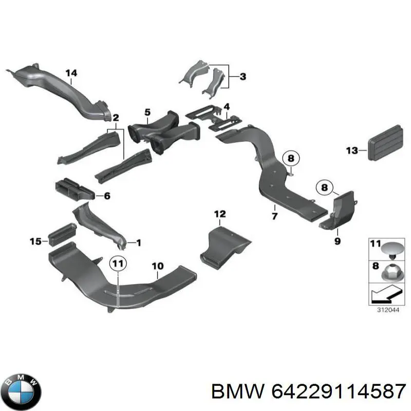 64229114587 BMW 