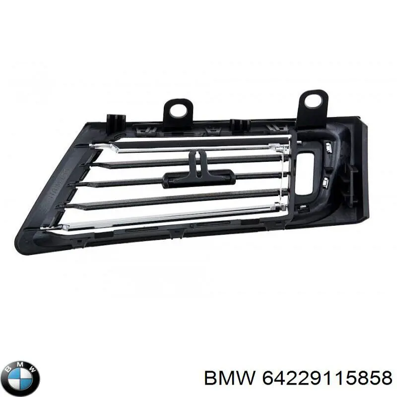 Решітка повітроводу права BMW 64229115858 ціна, від 33.16 USD