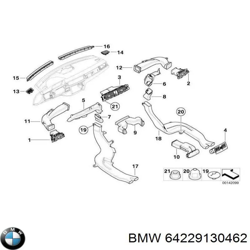  BMW 64229130462 ціна, від 44.34 USD