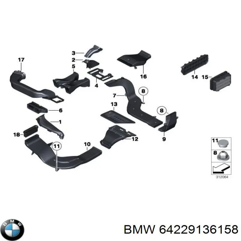 64229136158 BMW 