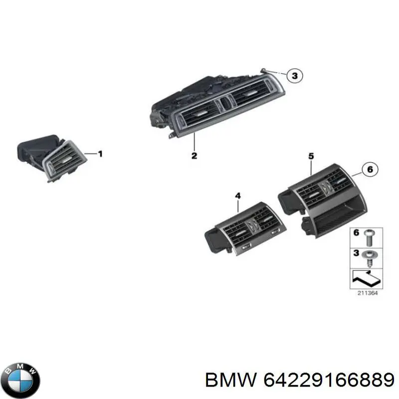  64229166889 BMW