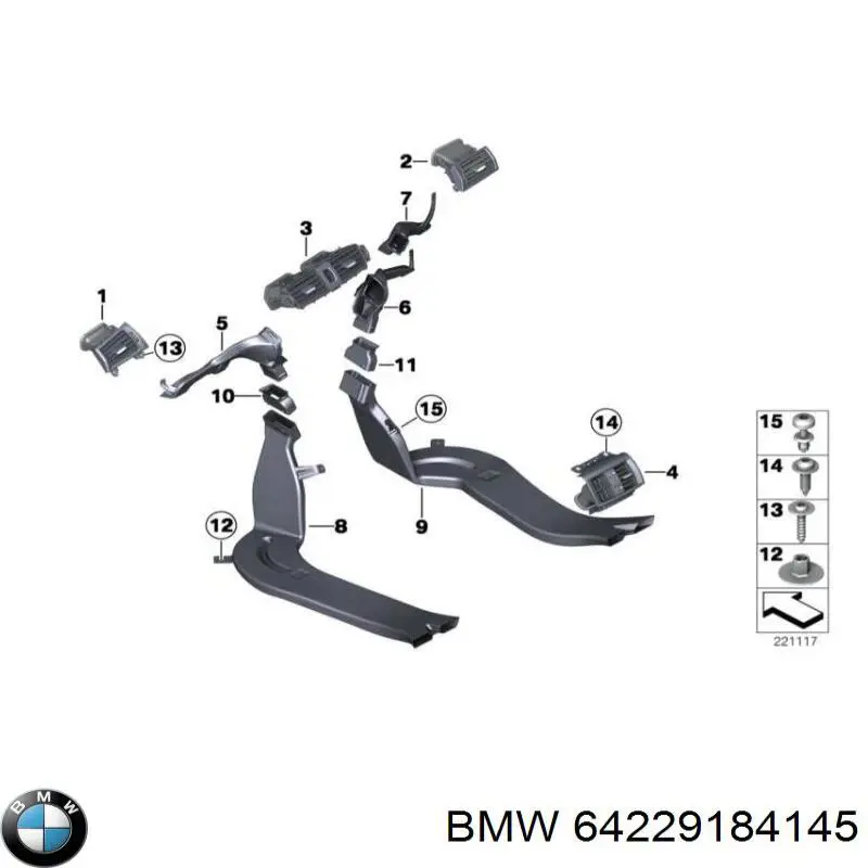 64229184145 BMW 