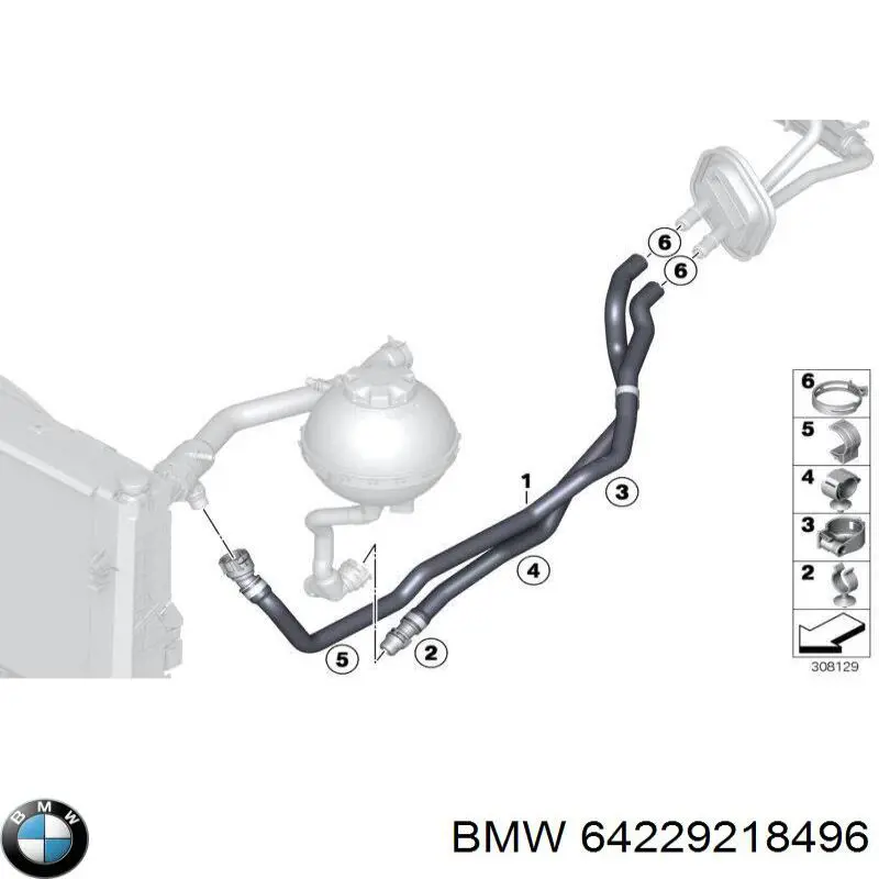 64229218496 BMW Повітропроводи