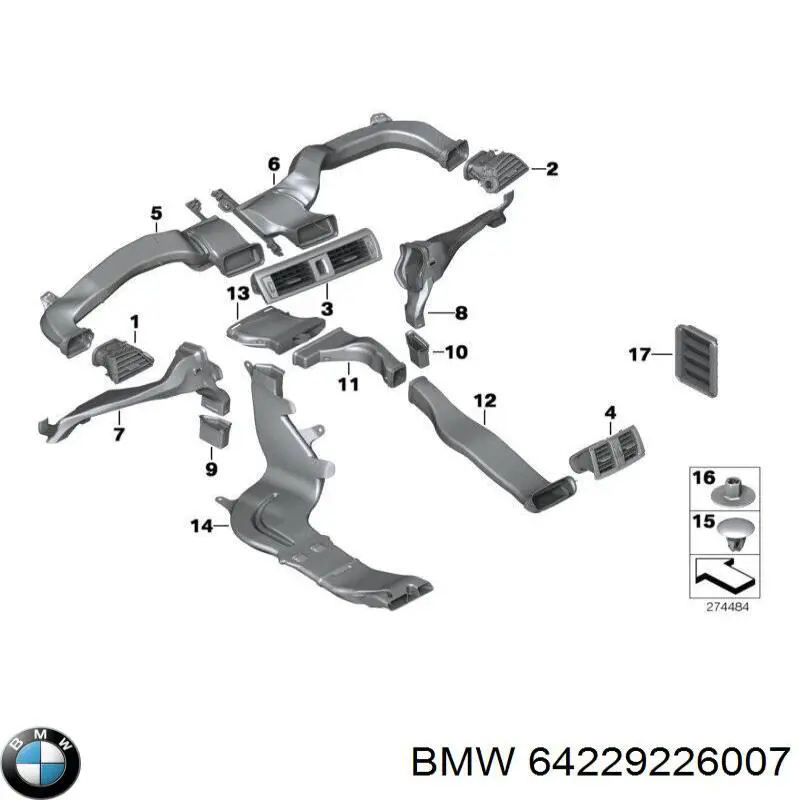 64229226007 BMW 