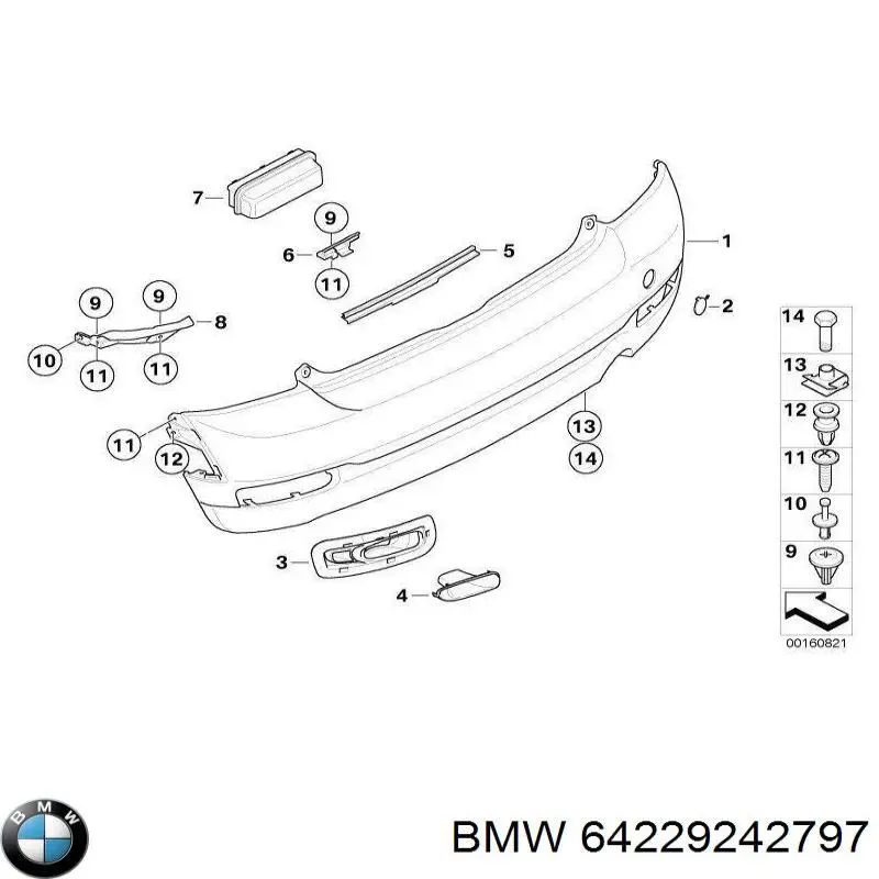  BMW 64229242797 ціна, від 8.47 USD