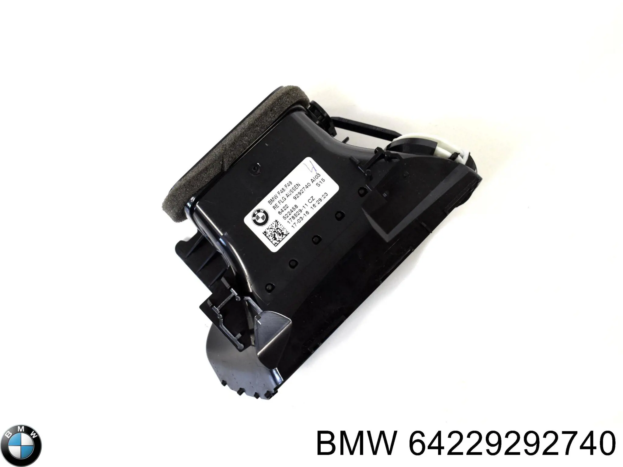 Решітка повітропровода права 64229292740 BMW