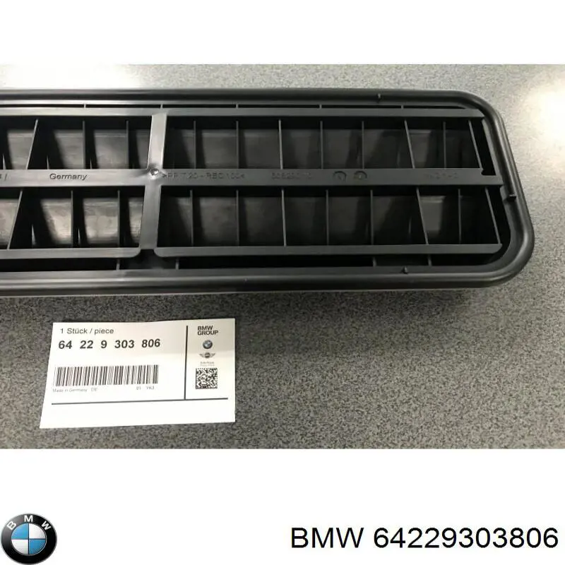 Купити 64220302763 BMW Решітка вентиляційна задня