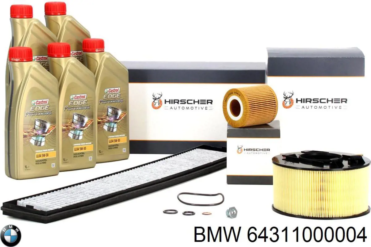 Купити 64311000004 BMW Фільтр салону вугільний