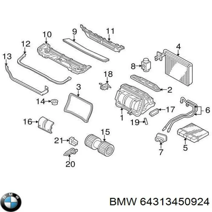 64313450924 BMW 