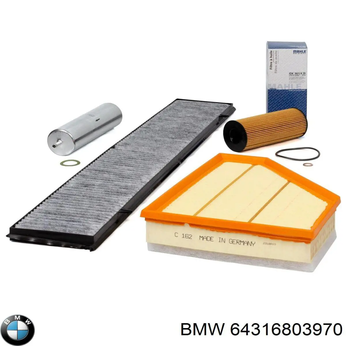 Фільтр повітряний обігрівача BMW 64316803970 ціна, від 17.36 USD