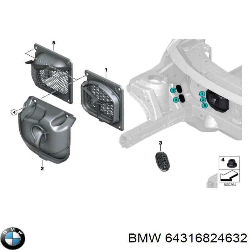  64316824632 BMW