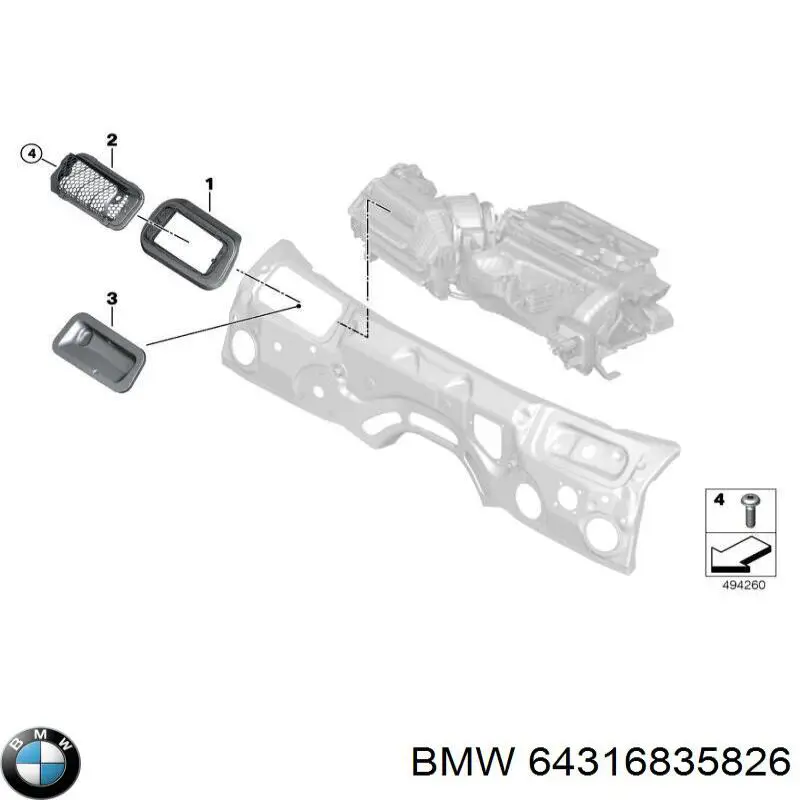  BMW 64316835826 ціна, від 12.54 USD