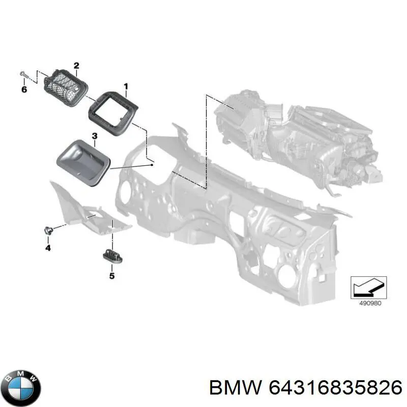 64316835826 BMW 