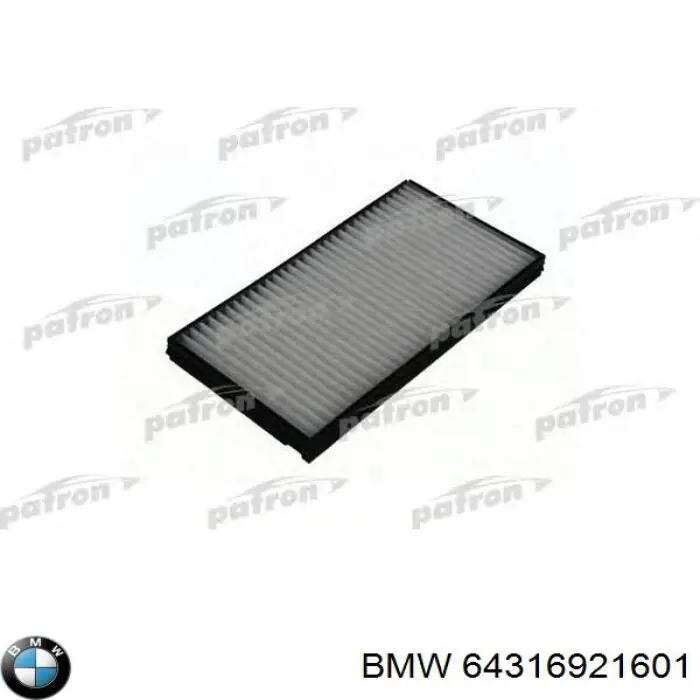 Фільтр повітряний обігрівача BMW 64316921601 ціна, від 10.38 USD