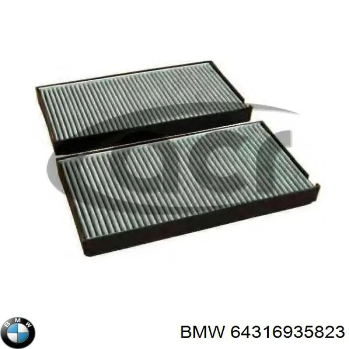 Купити 64316935823 BMW Фільтр салону вугільний