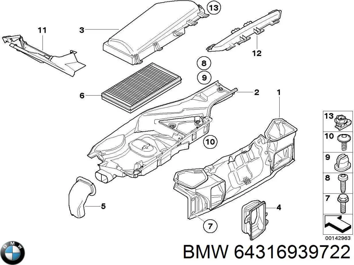64316939722 BMW 