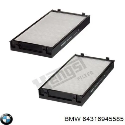 Купити 64316945585 BMW Фільтр салону вугільний
