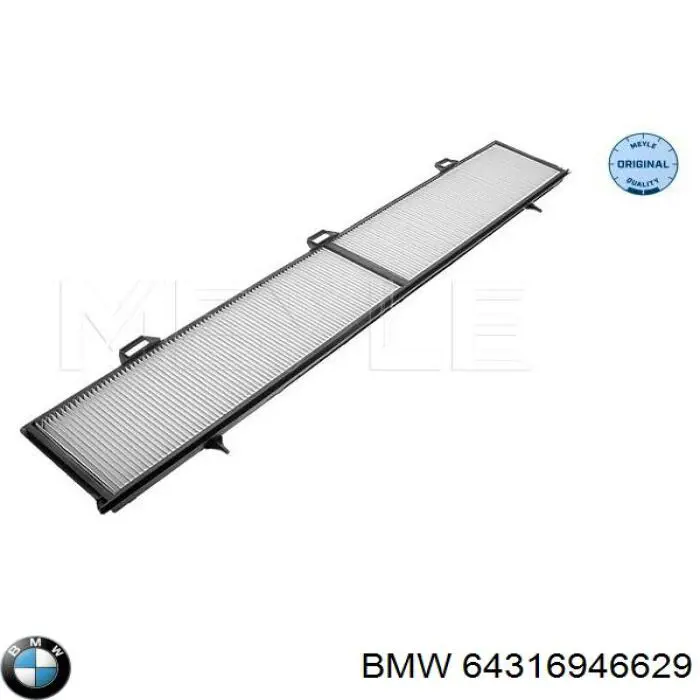 Фільтр повітряний обігрівача BMW 64316946629 ціна, від 13.57 USD