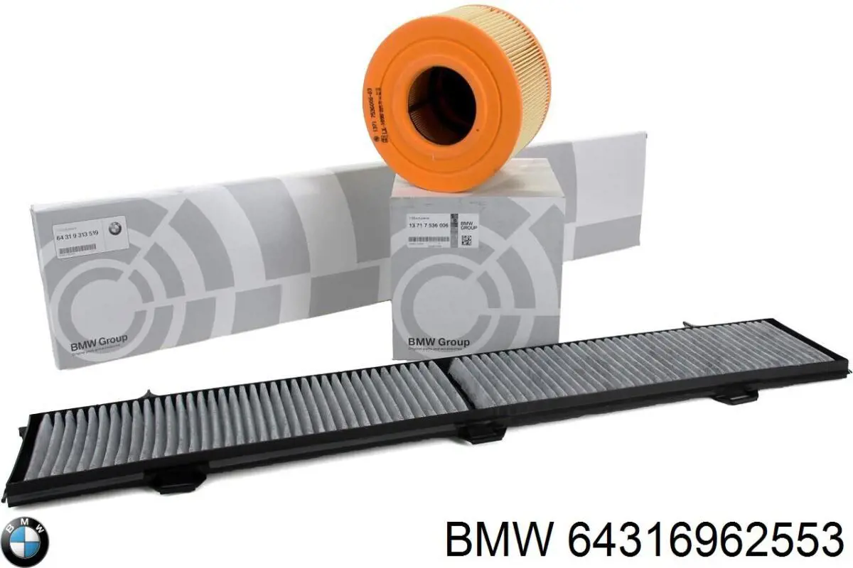 Повітряний фільтр салону BMW 64316962553