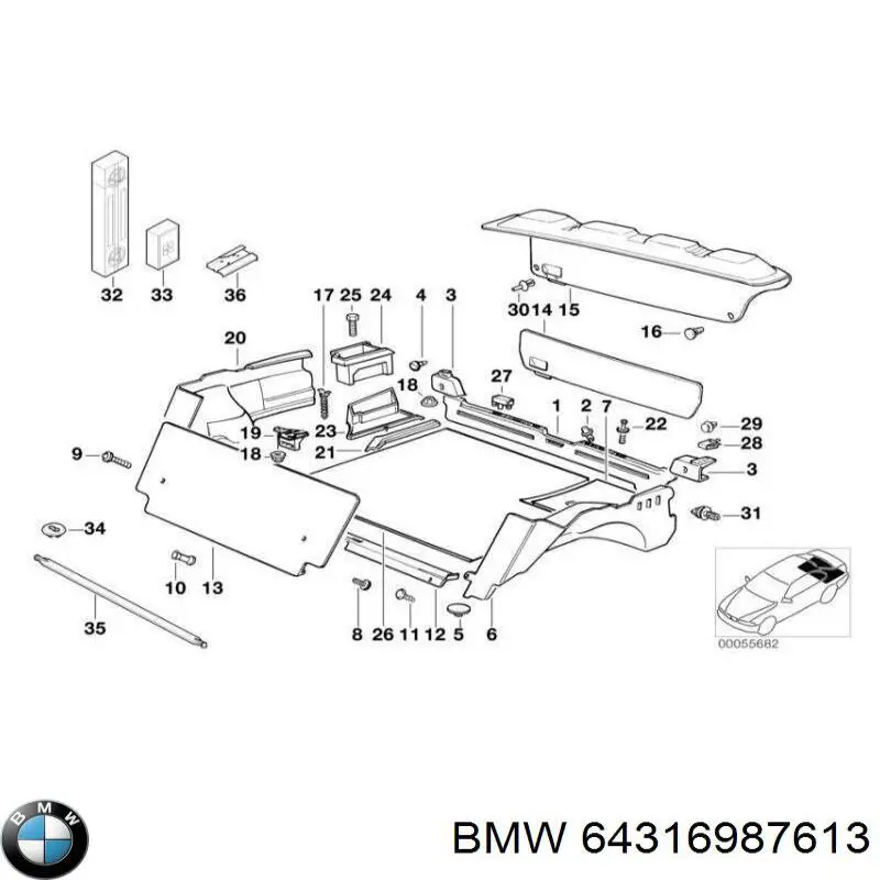 64316987613 BMW 
