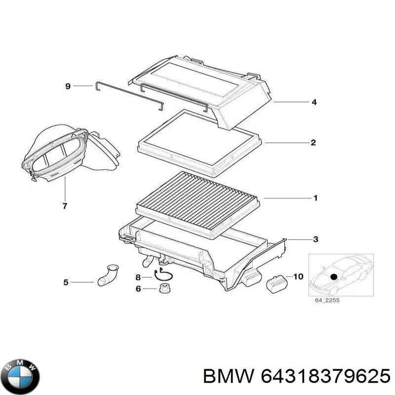  64318379625 BMW