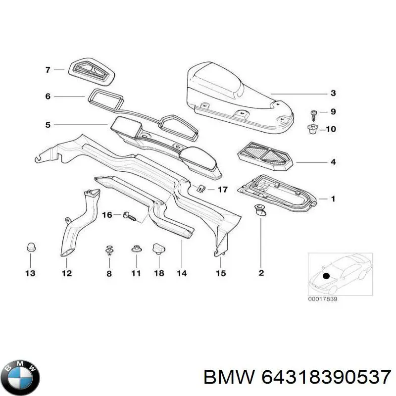 64318390537 BMW 
