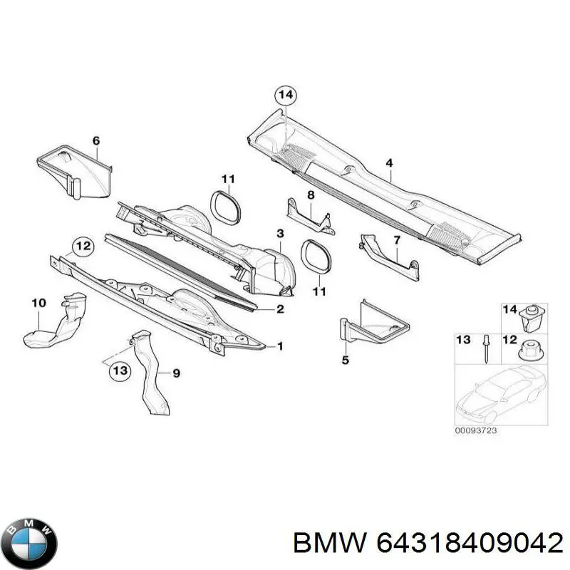 64318409042 BMW 
