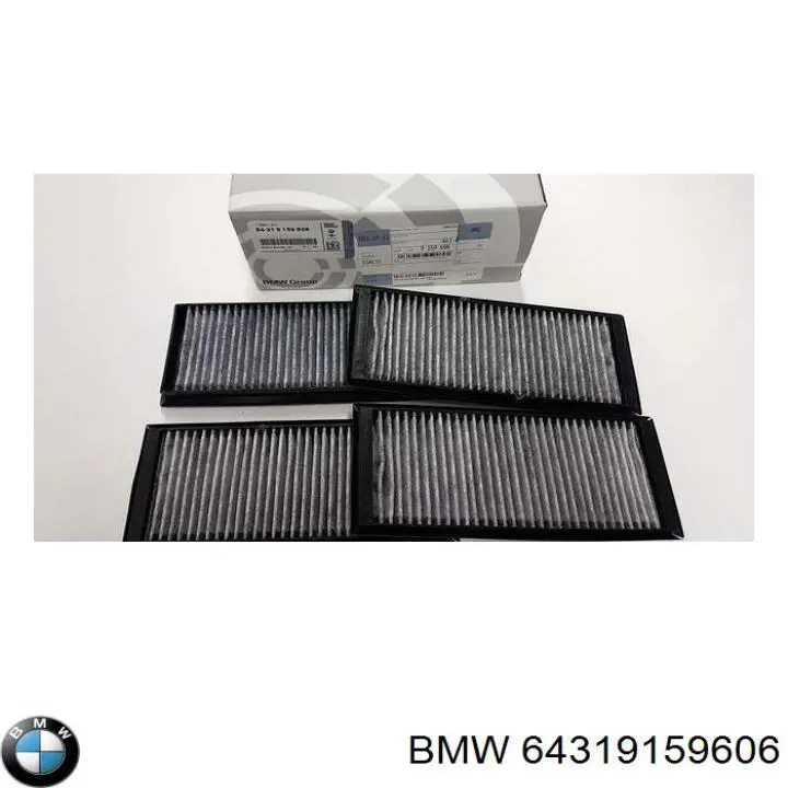 Фільтр повітряний обігрівача BMW 64319159606 ціна, від 16.45 USD