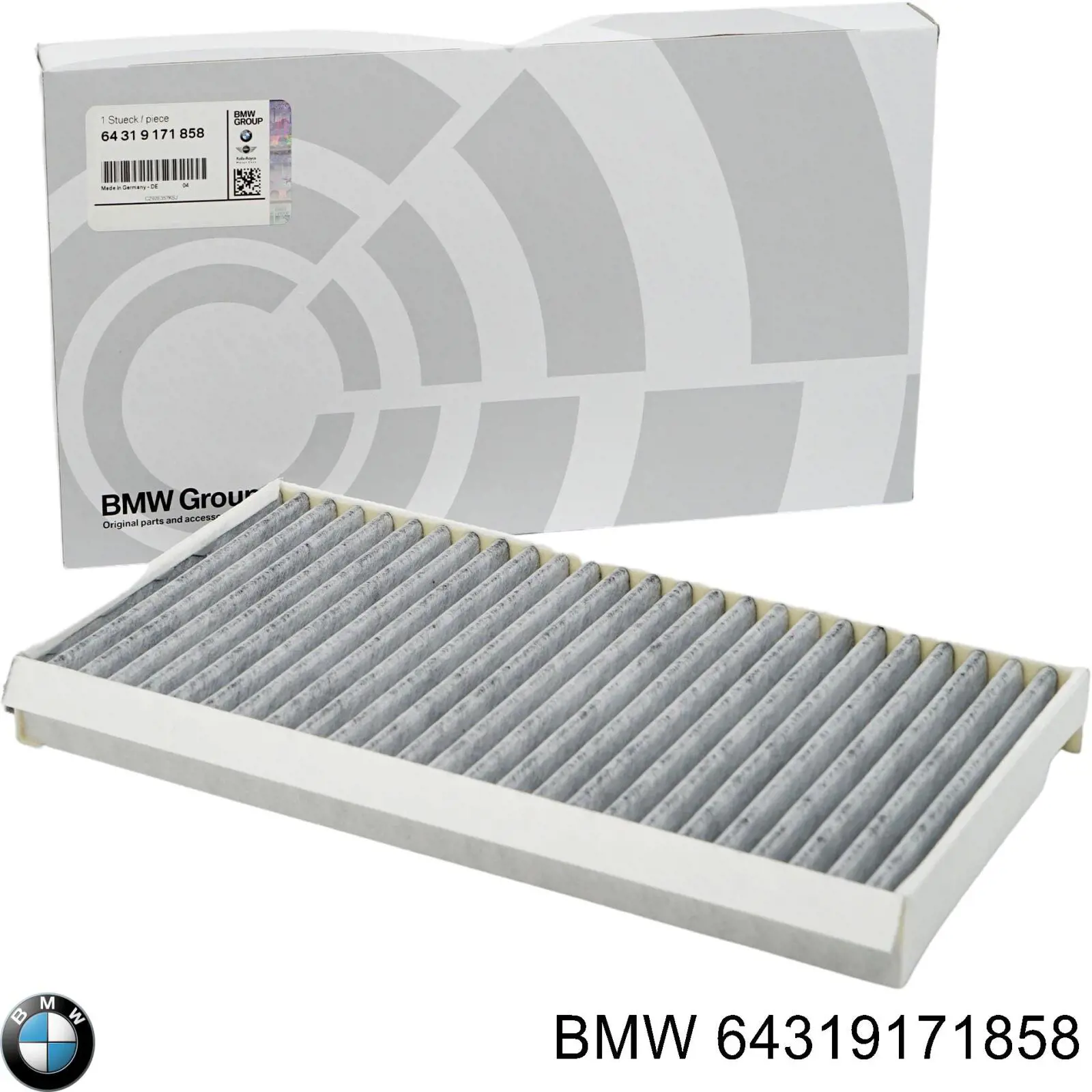 Купити 64319171858 BMW Фільтр салону вугільний