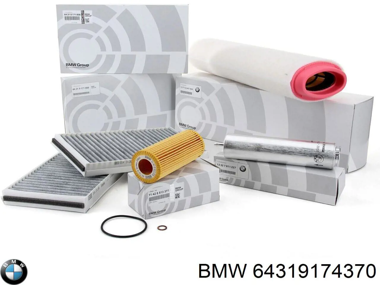 Фільтр повітряний обігрівача BMW 64319174370 ціна, від 6.80 USD