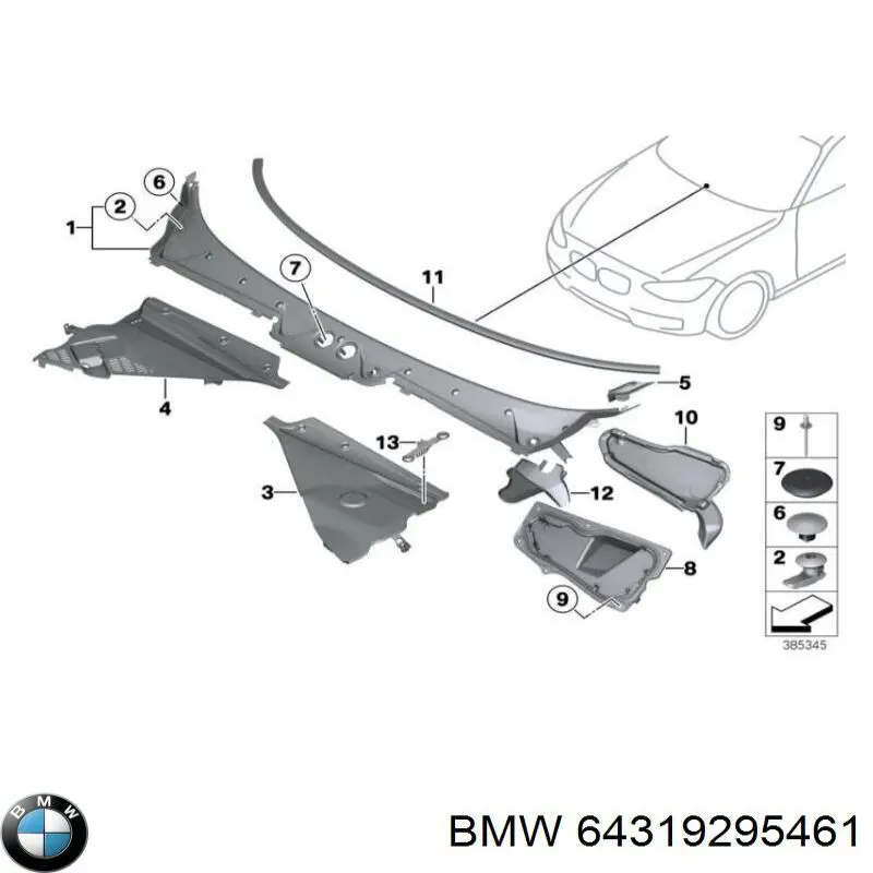 64319295461 BMW 