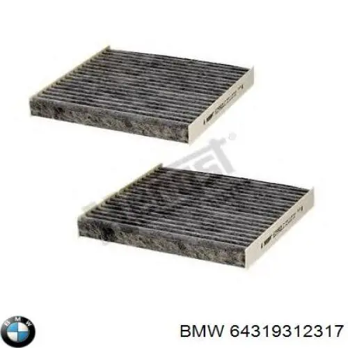 Купити 64319312317 BMW Фільтр салону вугільний