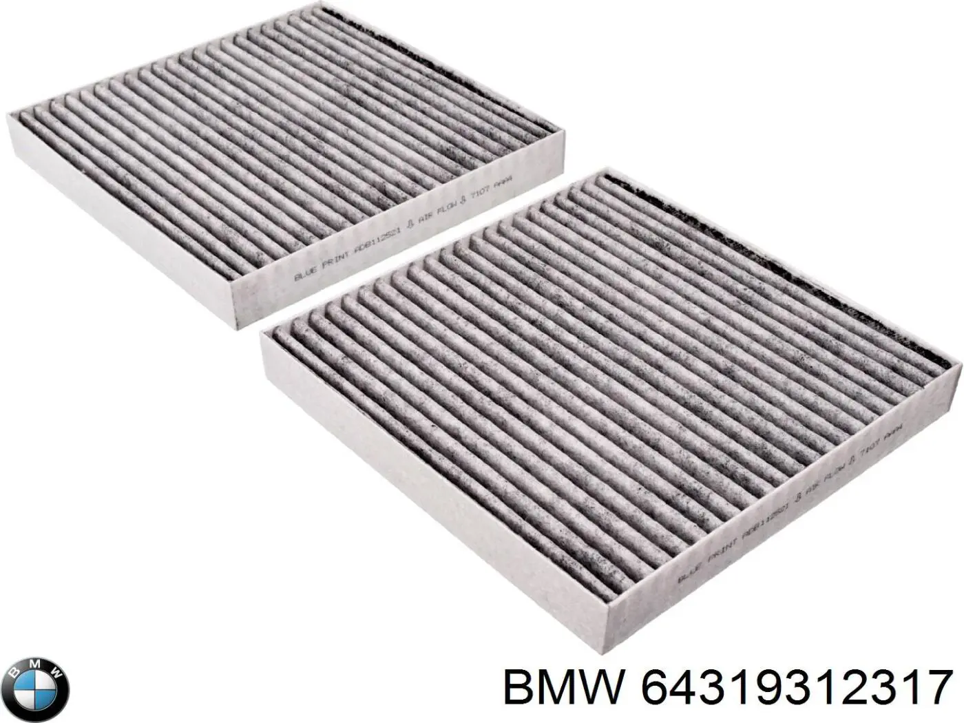 64319312317 BMW Внутрішньосалонний фільтр